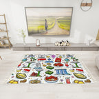 Custom Area Rug with Tassels (5:3)
