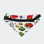 Custom Dog Bandanas Double Sided with Buckle