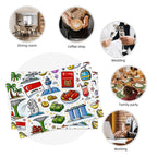 Custom Double Layer Imitation Linen Placemats