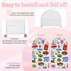 Custom Large Arched Background Cover