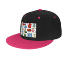 Custom Flat Bill Hats Hip Hop Style (Front Pattern)