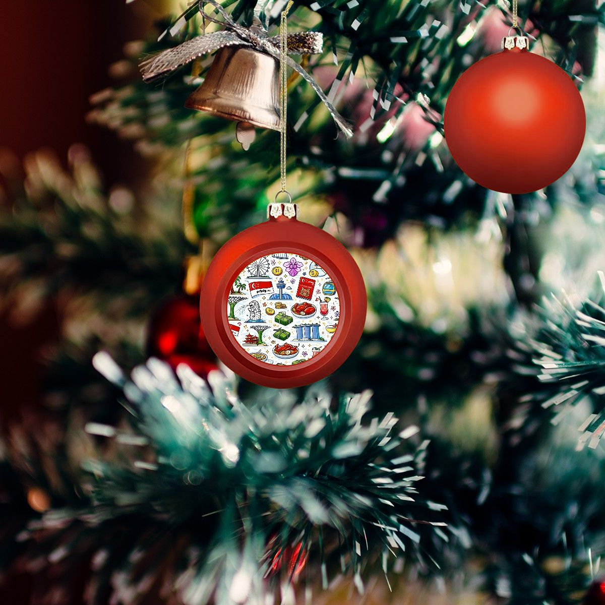 Custom Christmas Ball Ornaments