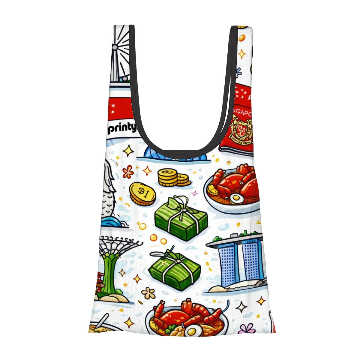 Custom Folding Reusable Shopping Bags
