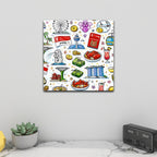 Custom Square Acrylic Wall Art Prints with Hook (1:1)