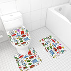 Custom Bathroom Rugs Set 3 pcs