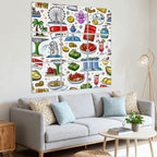 Custom Sound Absorbing Wall Art 9 pcs