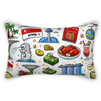 Custom Plush Throw Pillow Covers (Single-Sided Design & Multi-Size)