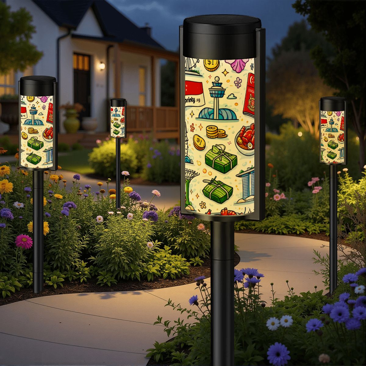 Custom Outdoor Solar Lights