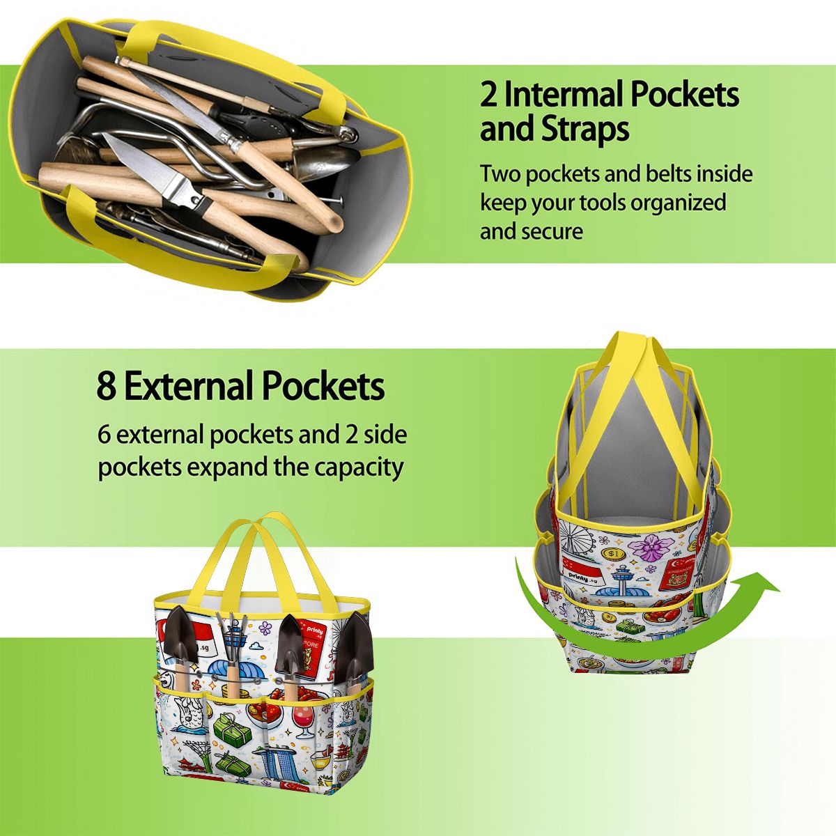 Custom Garden Tool Bag (Tools Not Included)