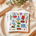 Custom 3-Ply Cocktail / Luncheon Napkins