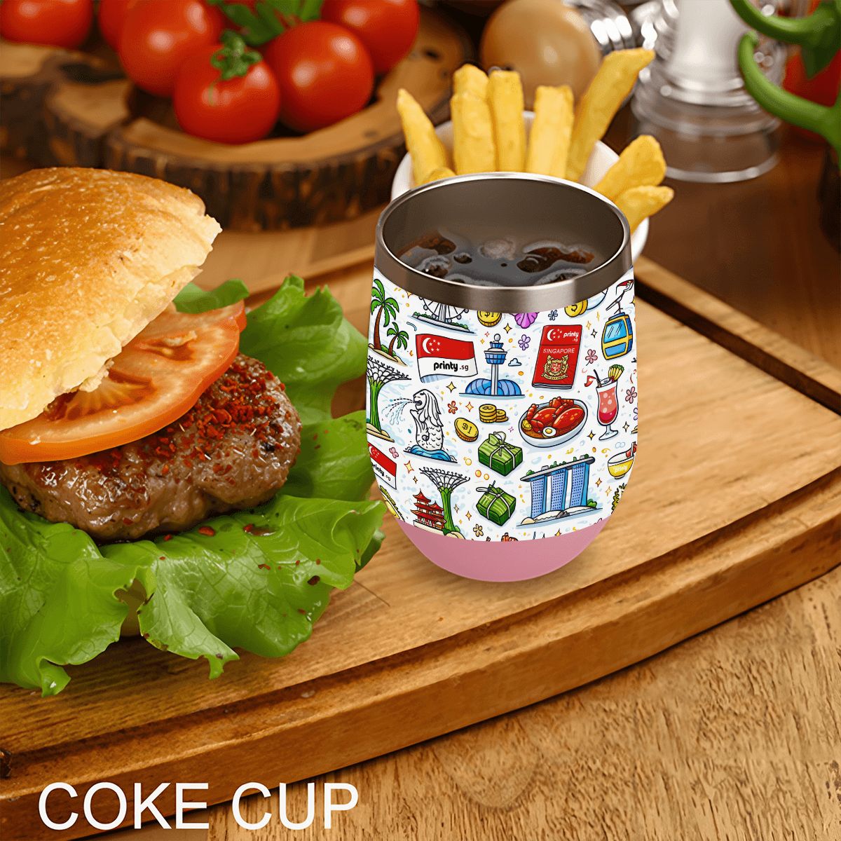 Custom Egg-Shaped Tumbler (12oz)