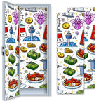 Custom School Locker Magnetic Wallpaper 2 pcs