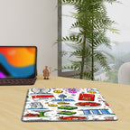Custom Large Mouse Pad with Non-Slip Rubber Base (Vertical)