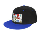 Custom Flat Bill Hats Hip Hop Style (Front Pattern)