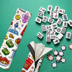 Custom 4 Mahjong Tile Pusher Racks with Bag