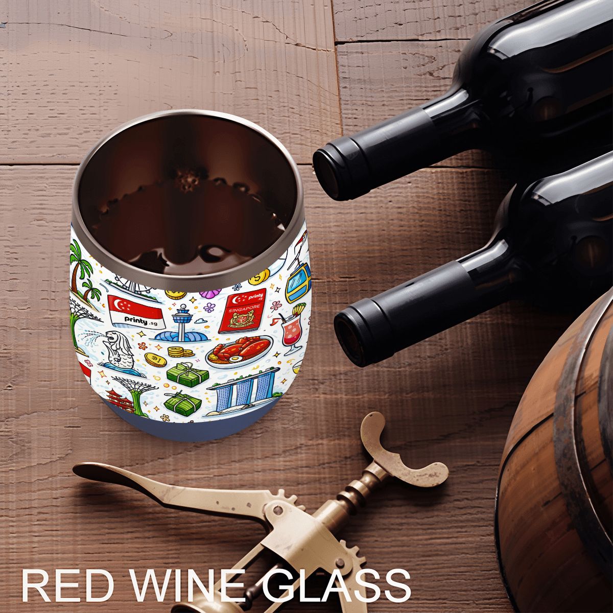Custom Egg-Shaped Tumbler (12oz)
