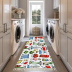 Custom Multiple Sizes Runner Rug with Tassels