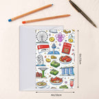 Custom Vertical Greeting Cards (Pearl Paper)