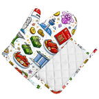 Custom Silicone Oven Mitts and Pot Holders Sets (Right)