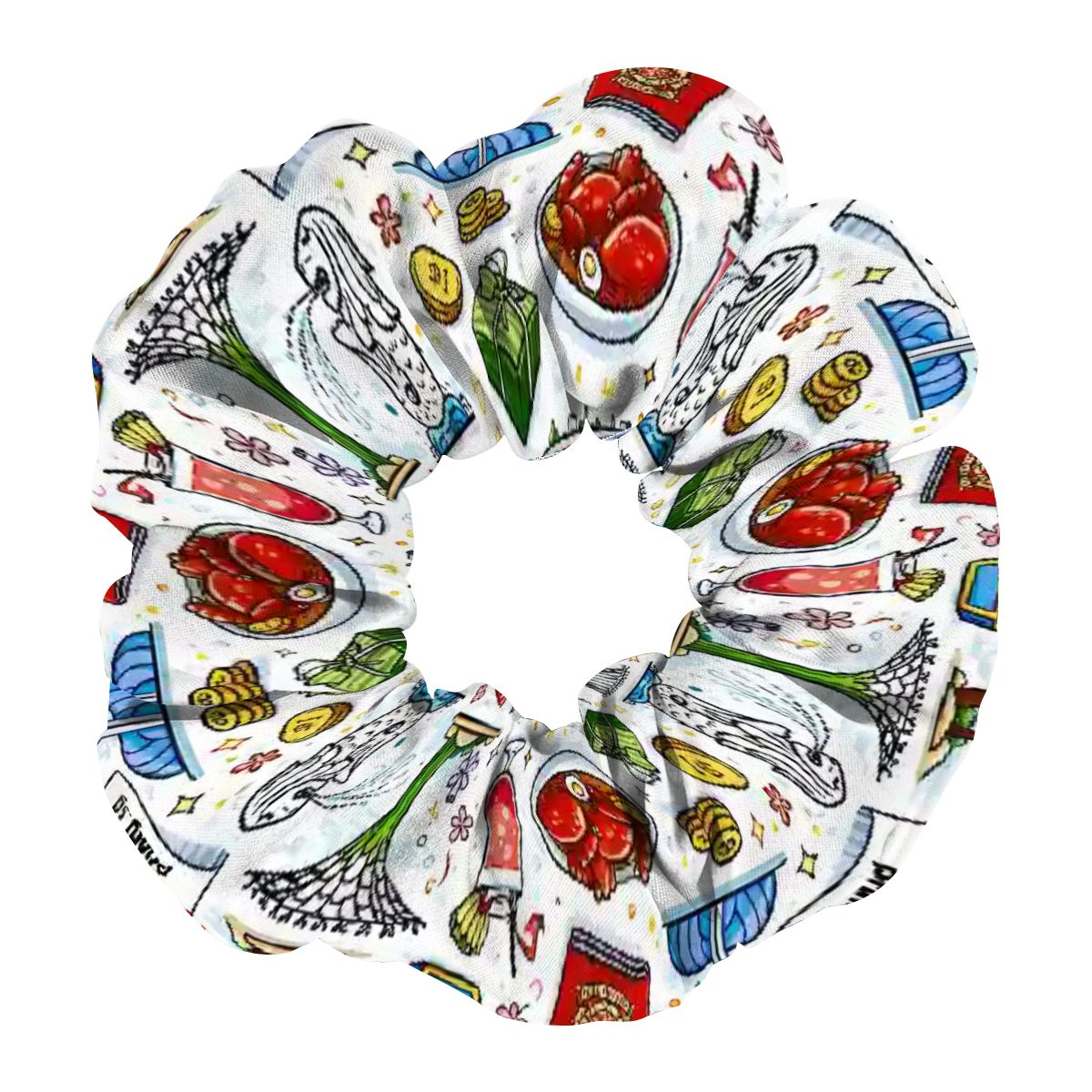 Custom 6-Pack Hair Scrunchies