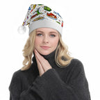 Custom Adult Plush Santa Hat with Light