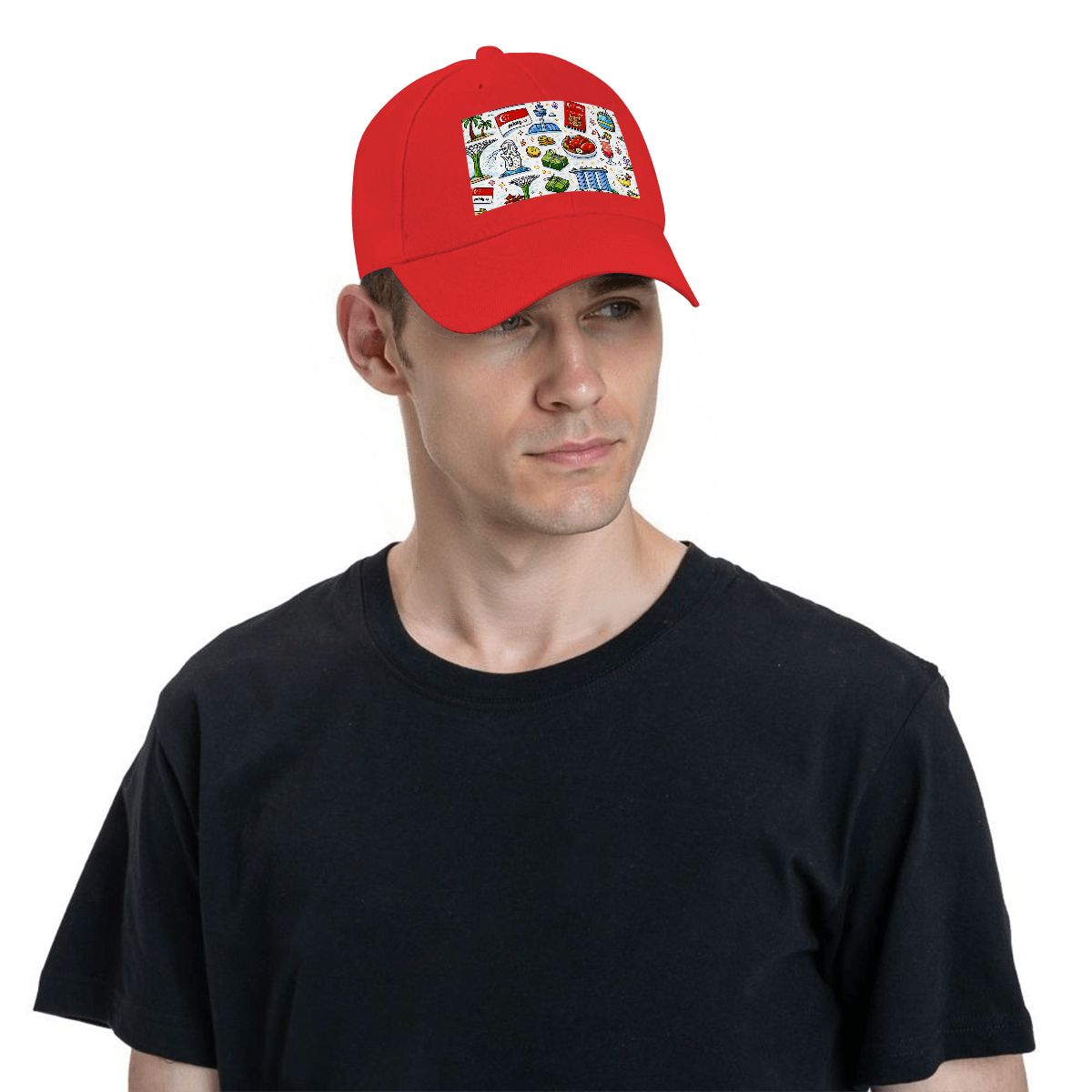 Custom Curved Eaves Trucker Hat (Solid Color)