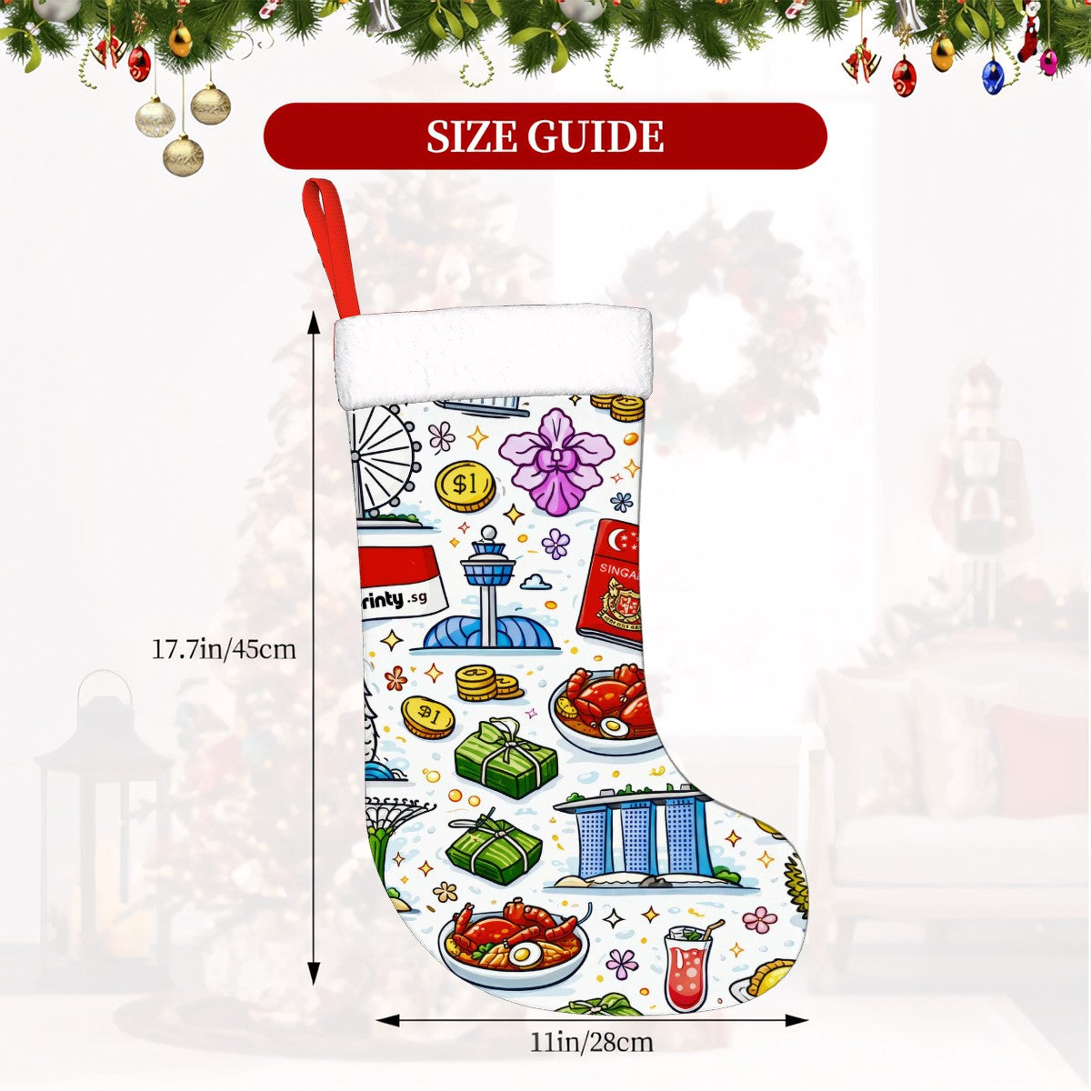Custom Plush Christmas Stockings