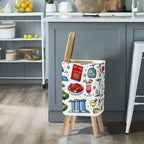 Custom Square Small Trash Can with Lid