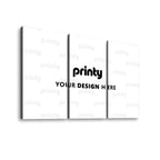 Custom 3 Panels Canvas Prints Wall Art (Set B)