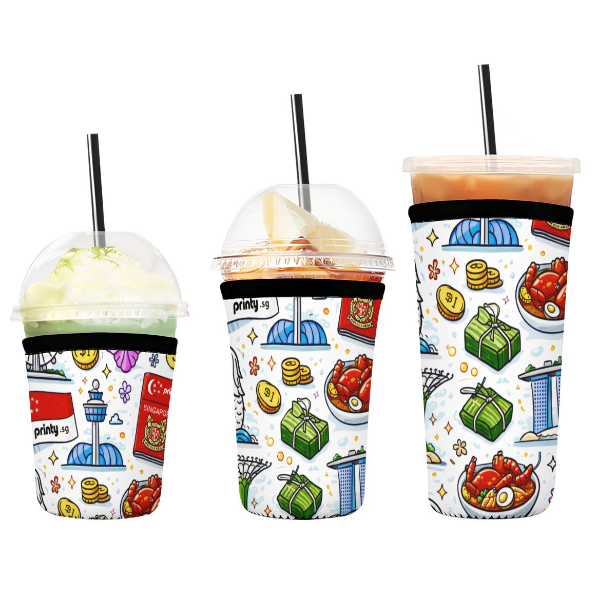 Custom Neoprene Koozies Cup Sleeve 3pcs