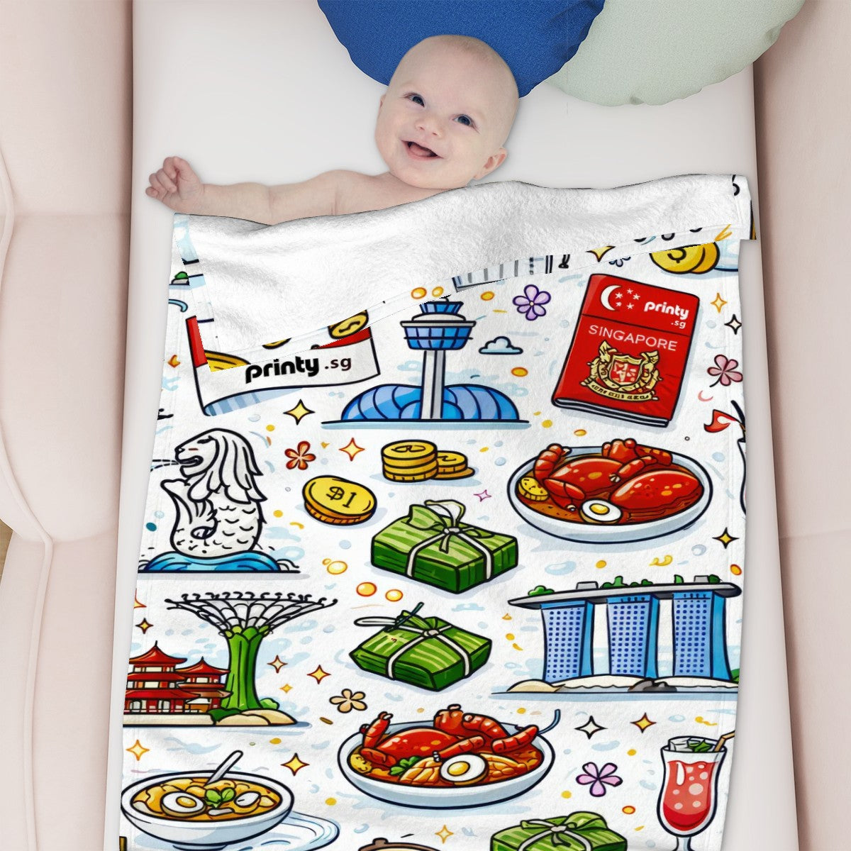 Custom 320 GSM Flannel Throw Blanket (3:5)
