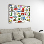 Custom Frameable Canvas Prints Wall Art (Horizontal)