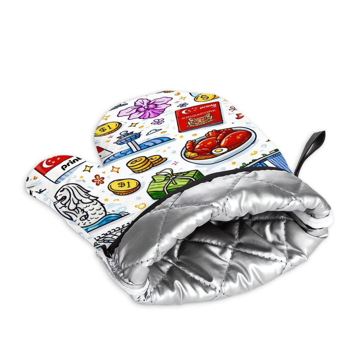 Custom Oven Mitts and Pot Holders Set of 4
