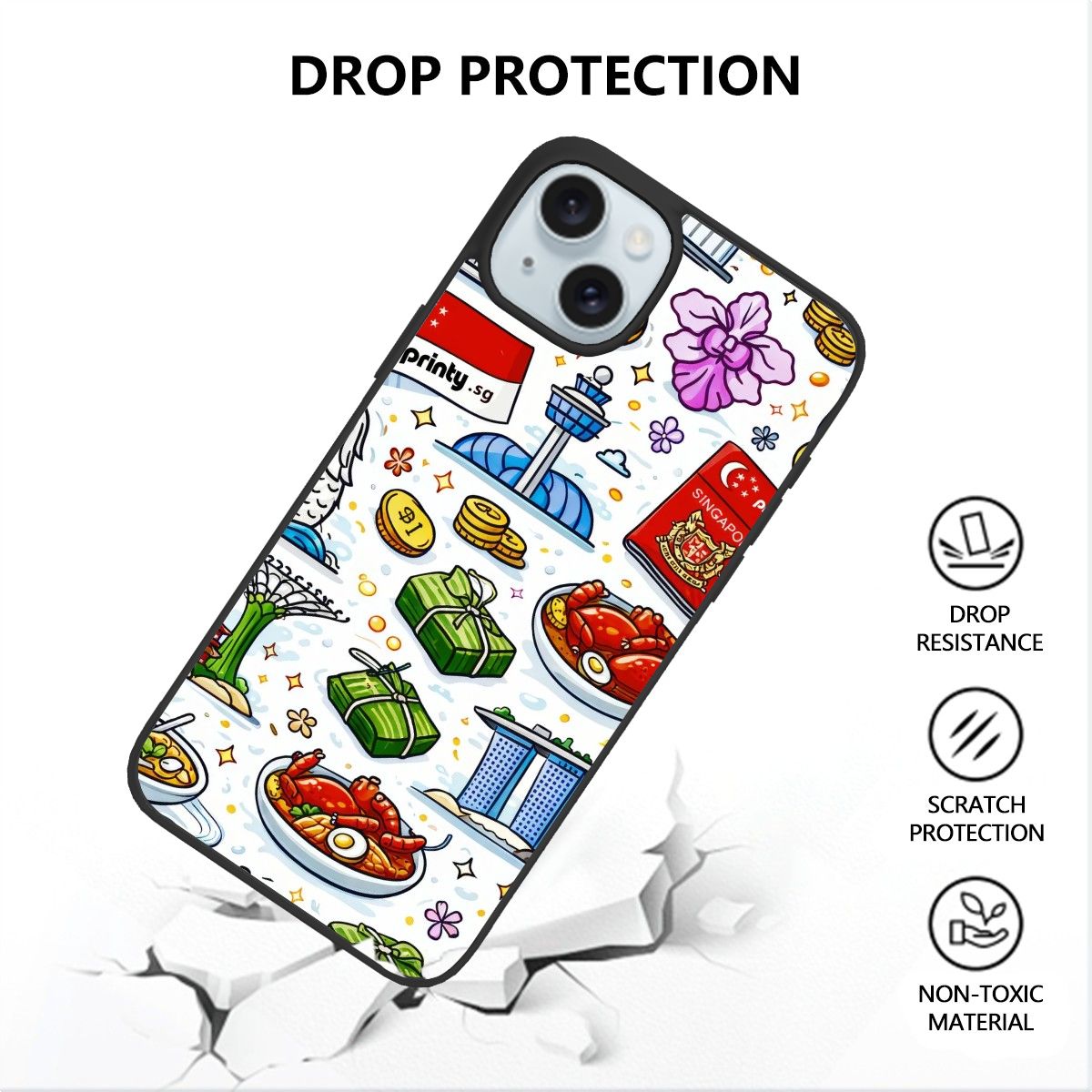 Custom PC iPhone 15 Case Series (Dual Camera)