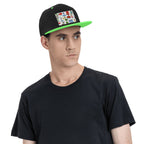 Custom Flat Bill Hats Hip Hop Style (Front Pattern)
