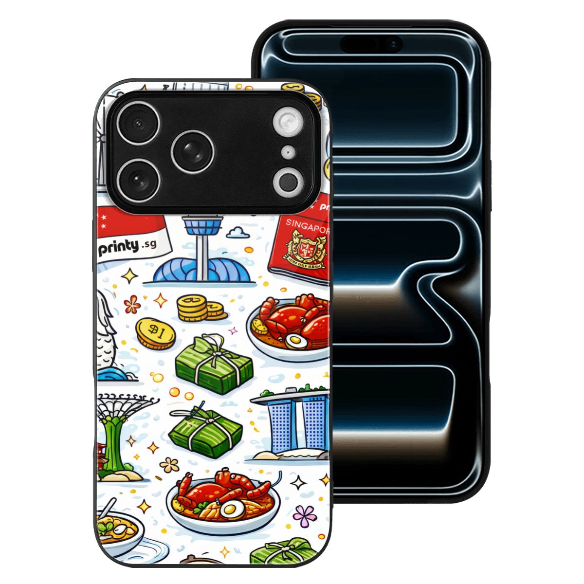 Custom iPhone 17 Pro Max Glass Phone Case