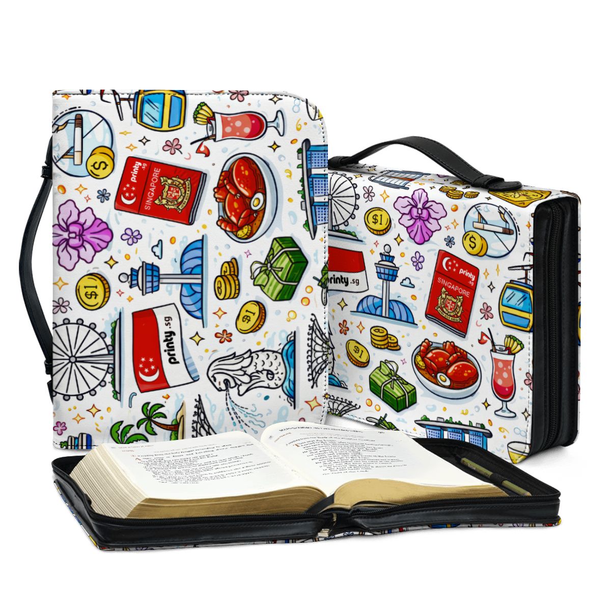 Custom PU Leather Bible Cover