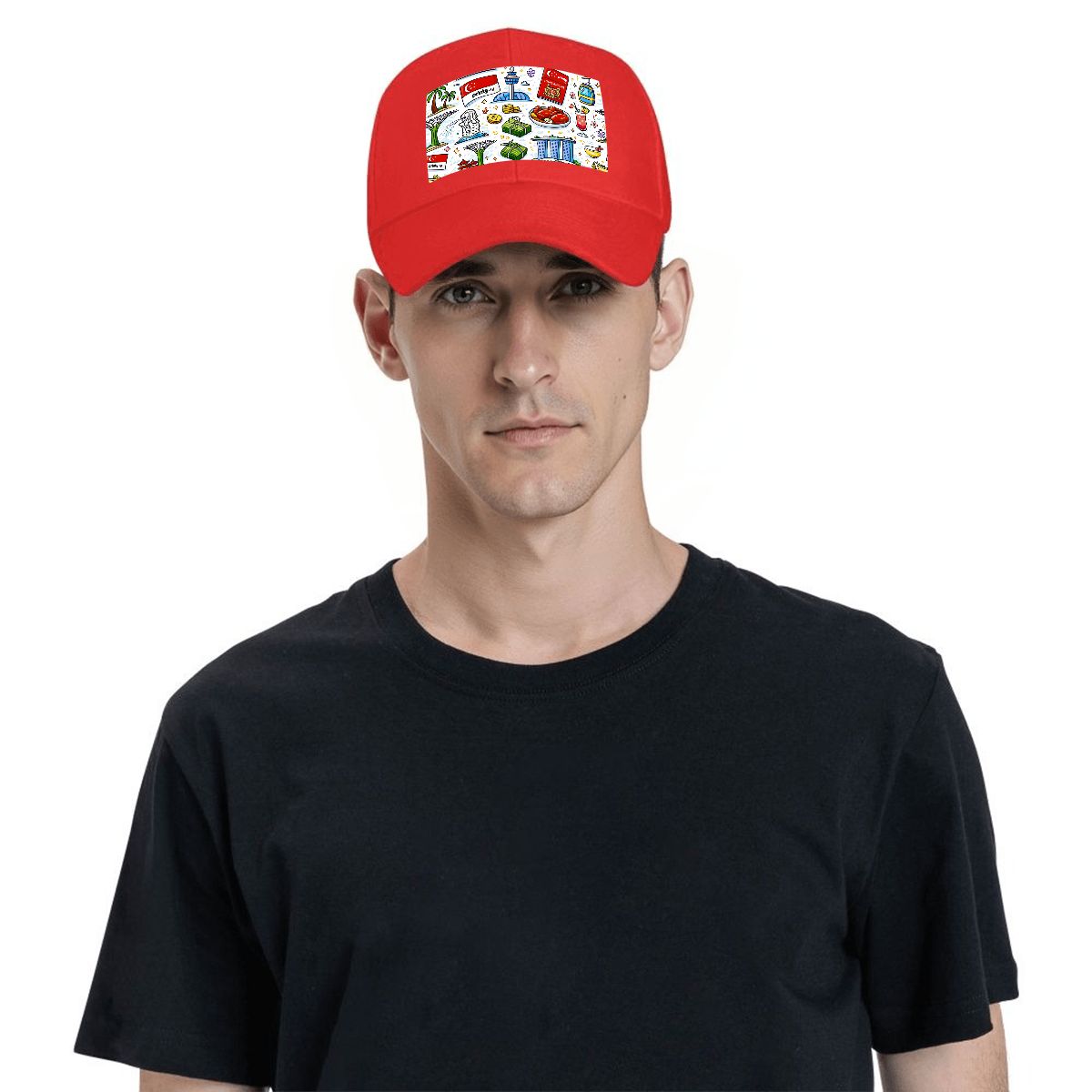 Custom Curved Eaves Trucker Hat (Solid Color)