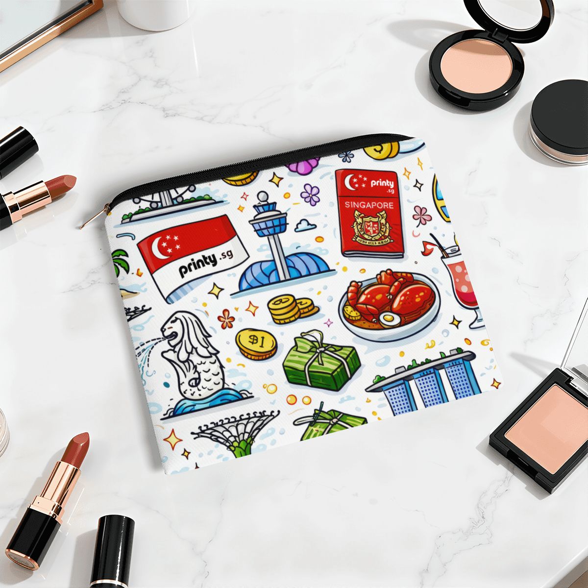 Custom Travel Makeup Pouch