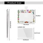 Custom Horizontal ID Badge Holder(Single-Sided Design)