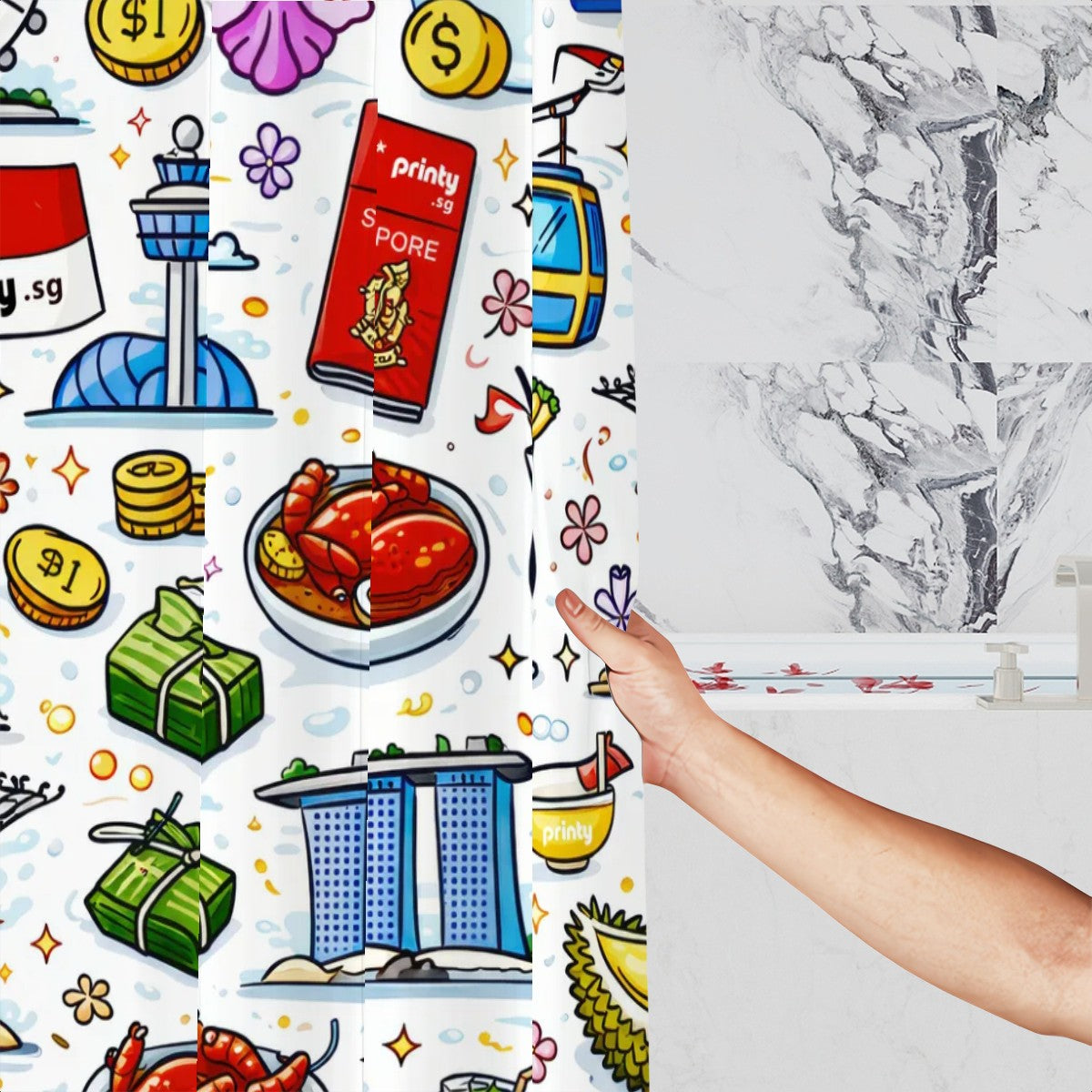 Custom Shower Curtain