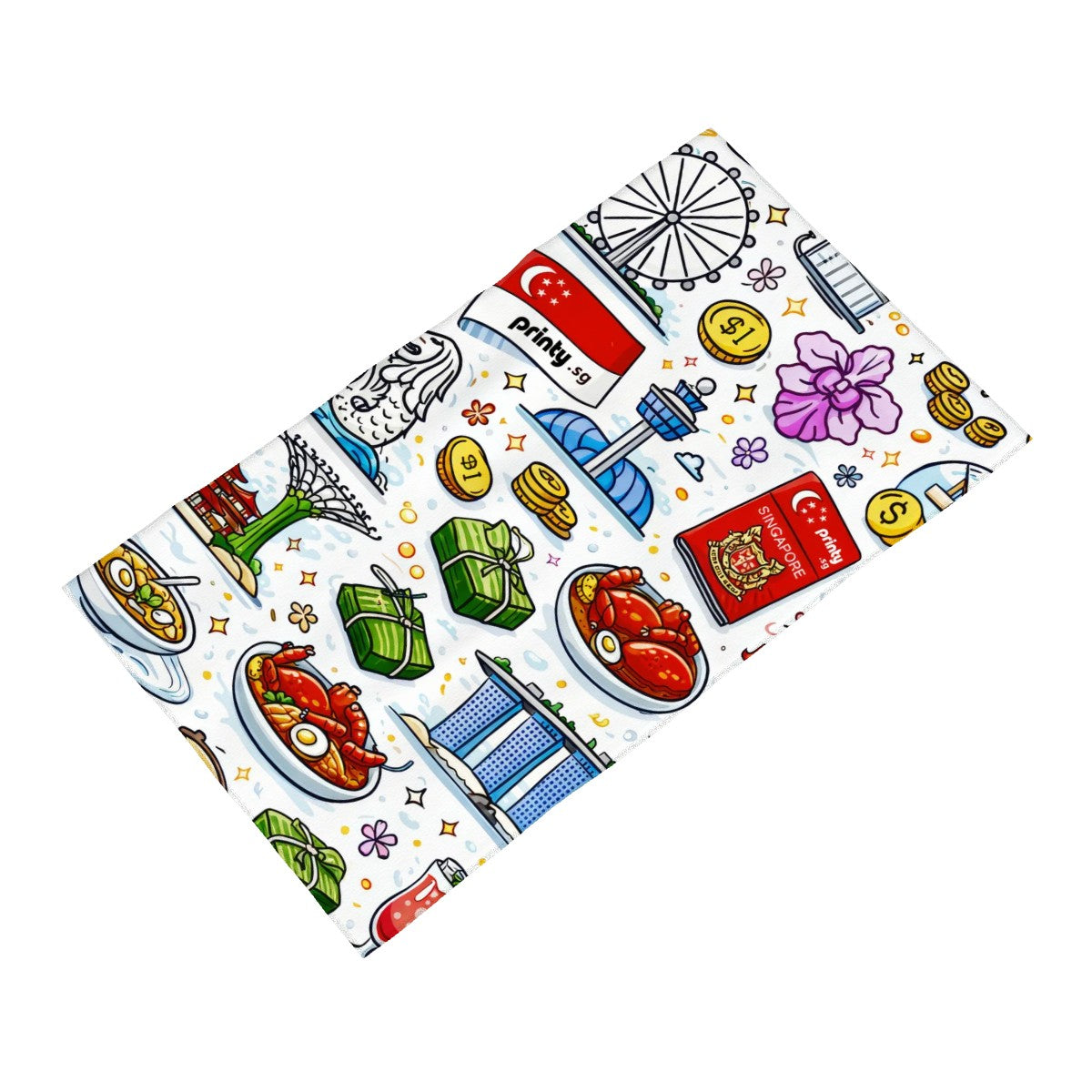 Custom Wash Cloths Textiles (Vertical)