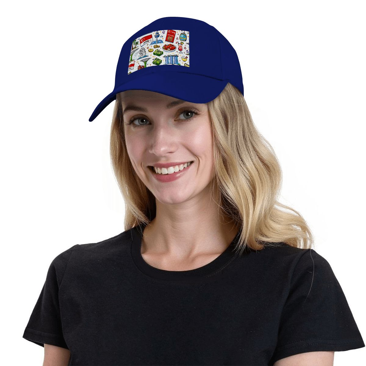 Custom Curved Eaves Trucker Hat (Solid Color)