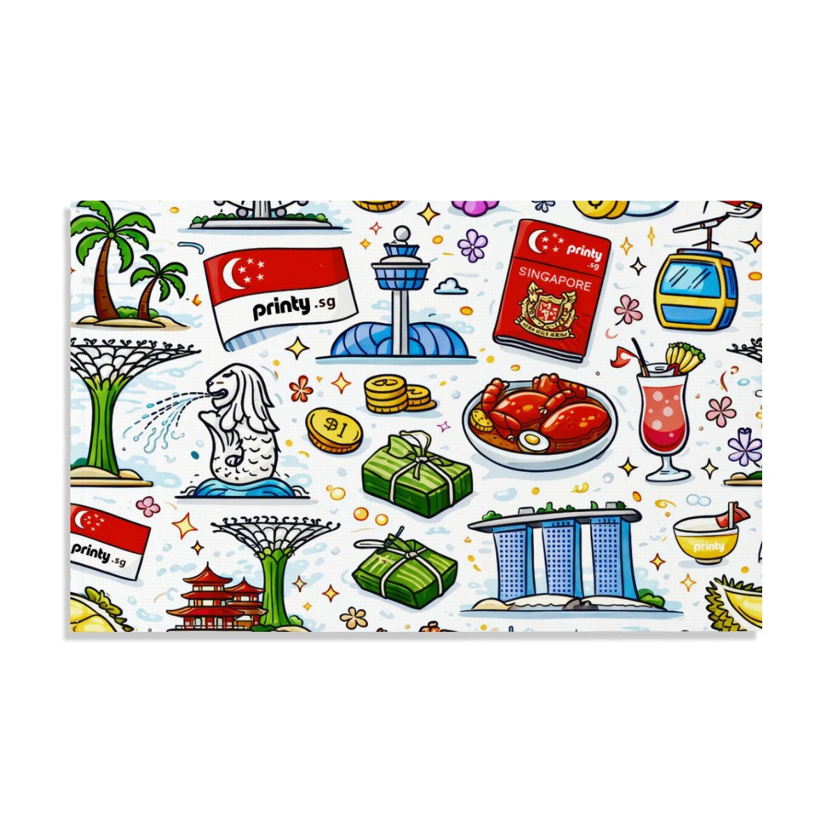 Custom Three-Layer Outdoor Decor Flags Double Sided (5:8)