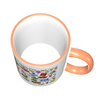 Custom Colored Ceramic Coffee Mug (11oz) (Area Print)