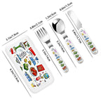 Custom Kids Cutlery Set Straight Handle