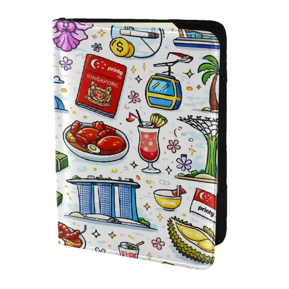 Custom Small Passport Holder for Travel (Double-Sided Pattern)