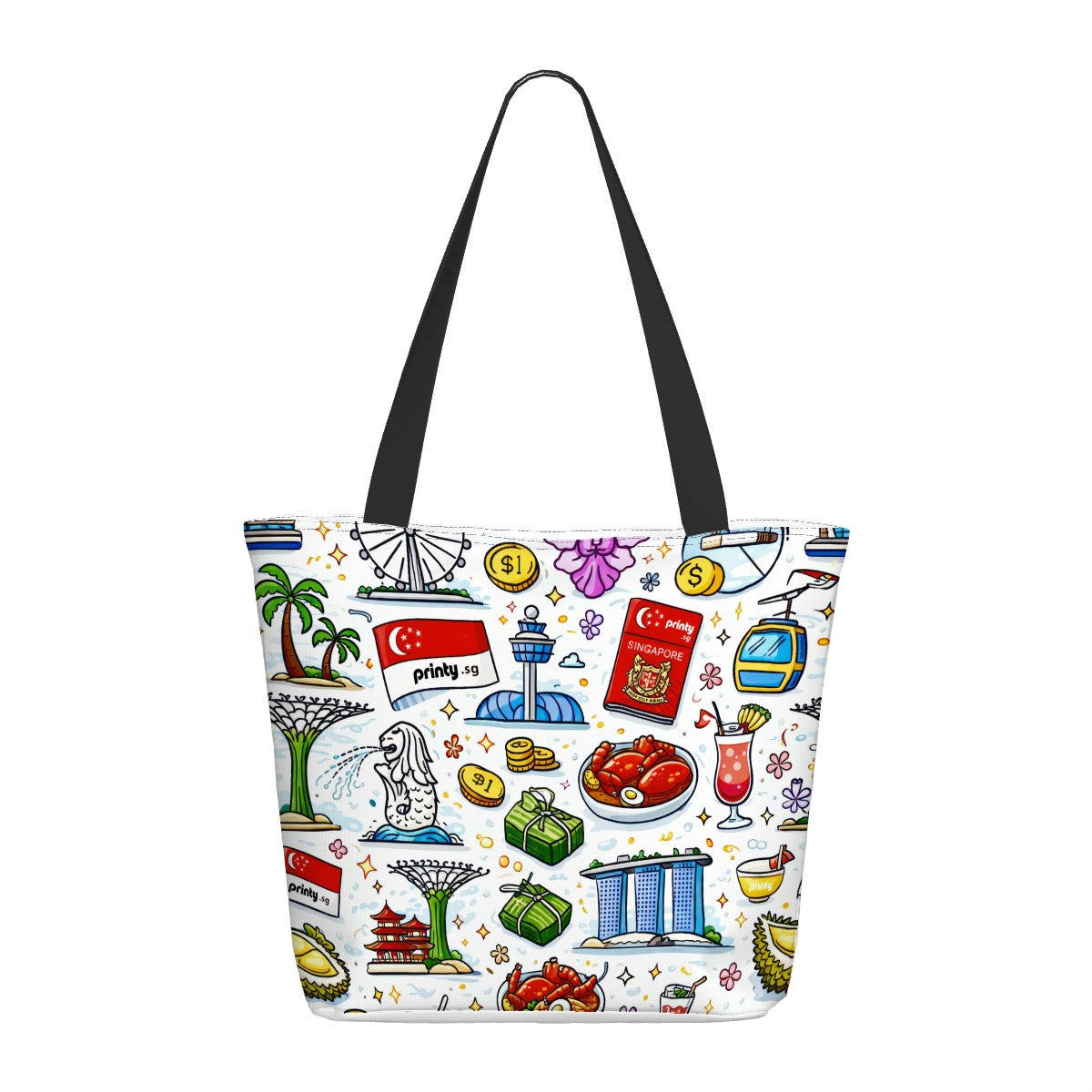 Custom Women Shopping Bags (Multi-Sided Design)