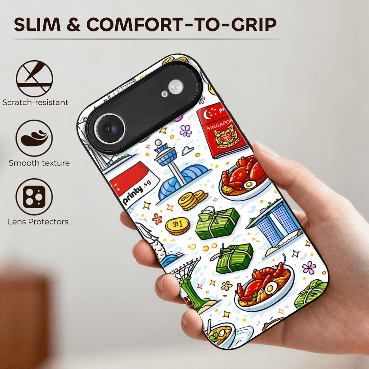 Custom iPhone 17 Air Glass Phone Case