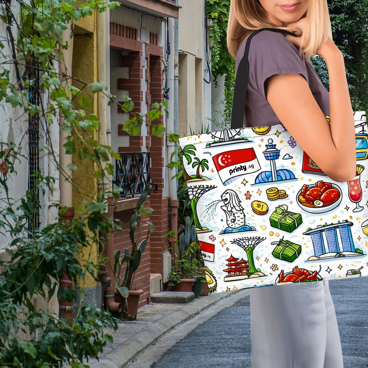 Custom Women's Large Capacity Shoulder Bag
